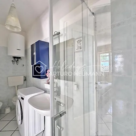 128 - Bilocale A Marcelli Al Villaggio Rosa Con Portico E Giardino, Climatizzato - Spiaggia Inclusa Al White Beach Club