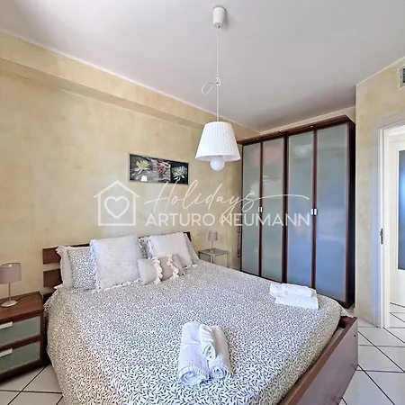 128 - Bilocale A Al Villaggio Rosa Con Portico E Giardino, Climatizzato - Inclusa Al White Club * Marcelli