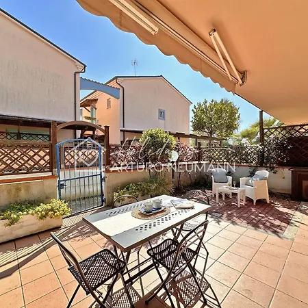 128 - Bilocale A Marcelli Al Villaggio Rosa Con Portico E Giardino, Climatizzato - Spiaggia Inclusa Al White Beach Club Apartment